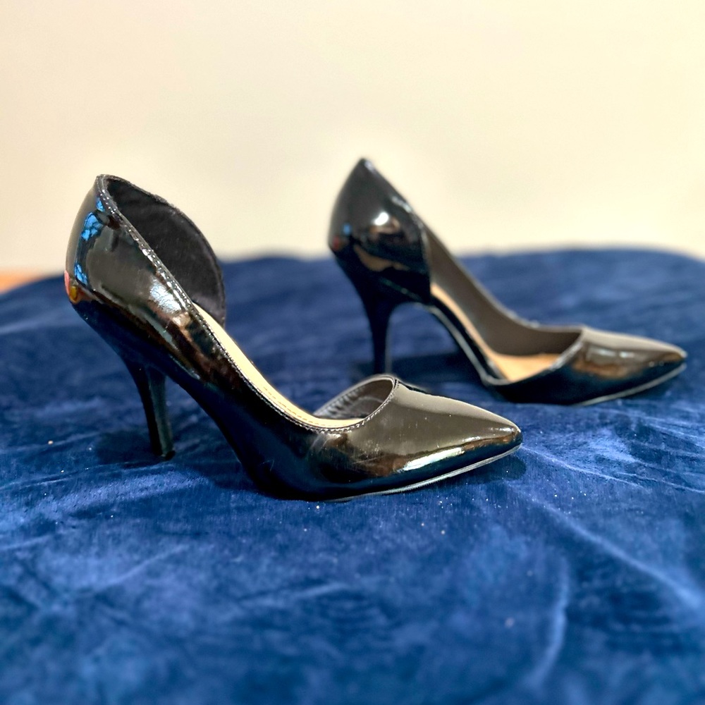 Classic Black Patent Leather D’orsay